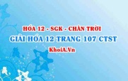 Giải Hóa 12 trang 107 Chân trời Sáng tạo